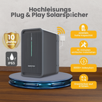 Speicherbatterie für Balkonkraftwerke – 2,24 kWh Kapazität, erweiterbar, wetterfest